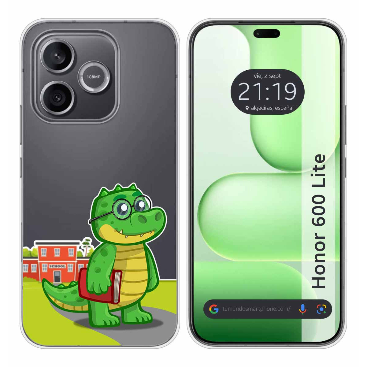 Funda Silicona Transparente para Huawei Honor...