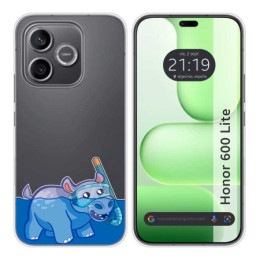 Funda Silicona Transparente para Huawei Honor 600 Lite 5G...