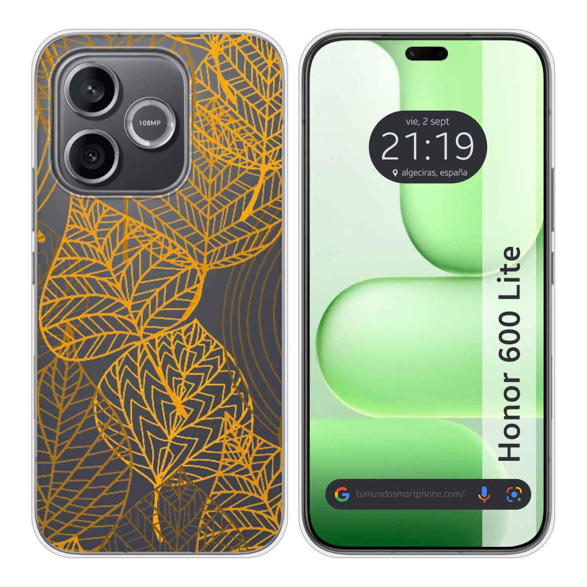 Funda Silicona Transparente para Huawei Honor...