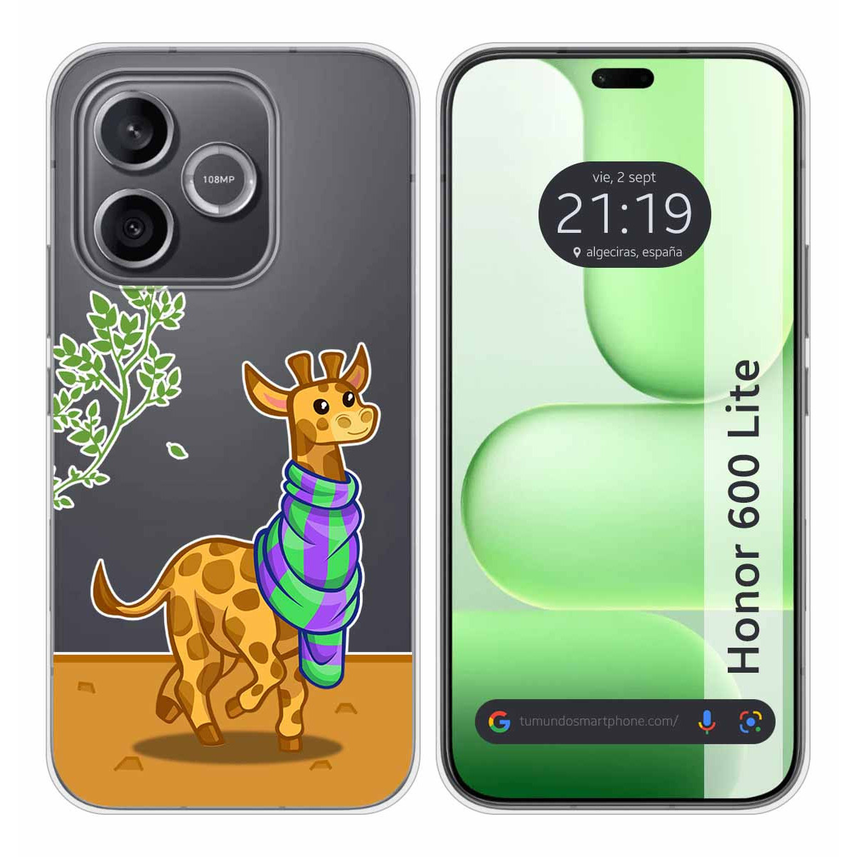 Funda Silicona Transparente para Huawei Honor...