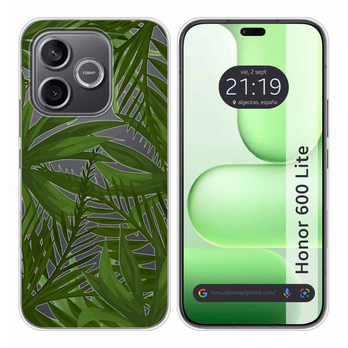 Funda Silicona Transparente para Huawei Honor...