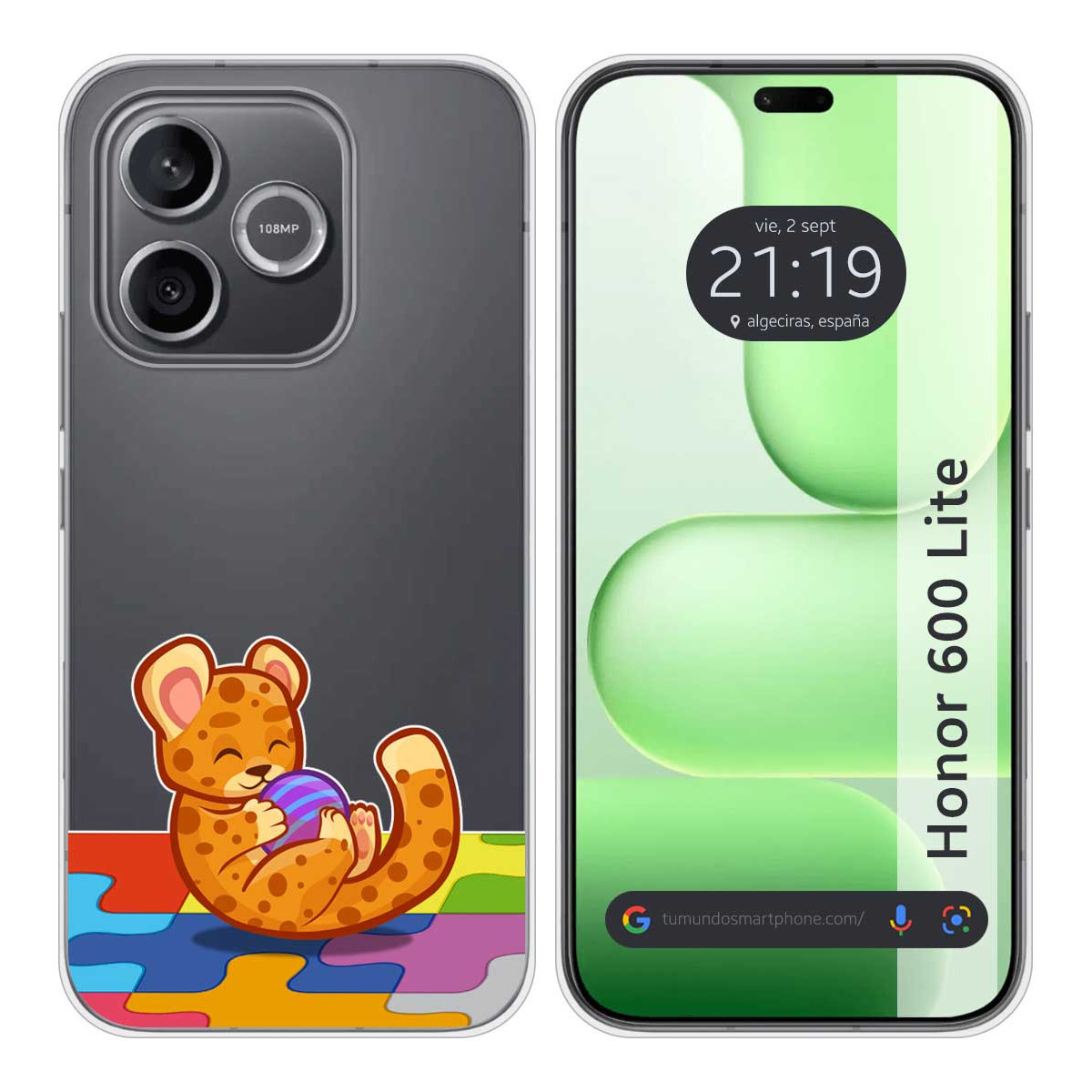 Funda Silicona Transparente para Huawei Honor...