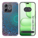 Funda Silicona Transparente para Huawei Honor 600 Lite 5G diseño Mandala Dibujos