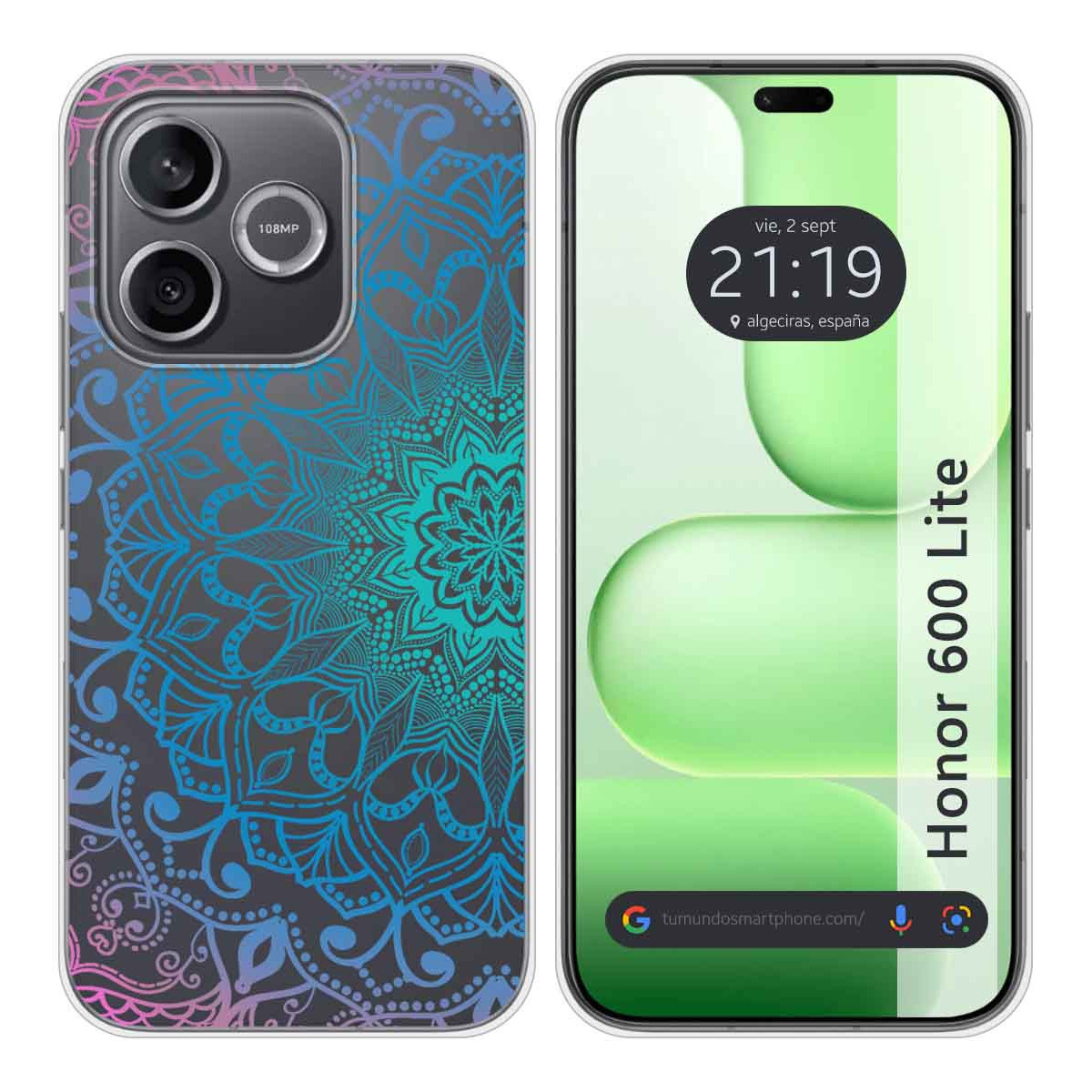 Funda Silicona Transparente para Huawei Honor...