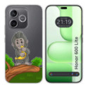 Funda Silicona Transparente para Huawei Honor 600 Lite 5G diseño Mono Dibujos