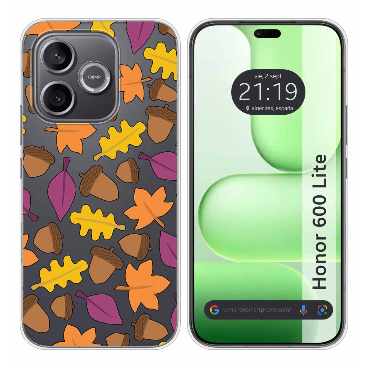 Funda Silicona Transparente para Huawei Honor...