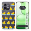 Funda Silicona Transparente para Huawei Honor 600 Lite 5G diseño Pato Dibujos