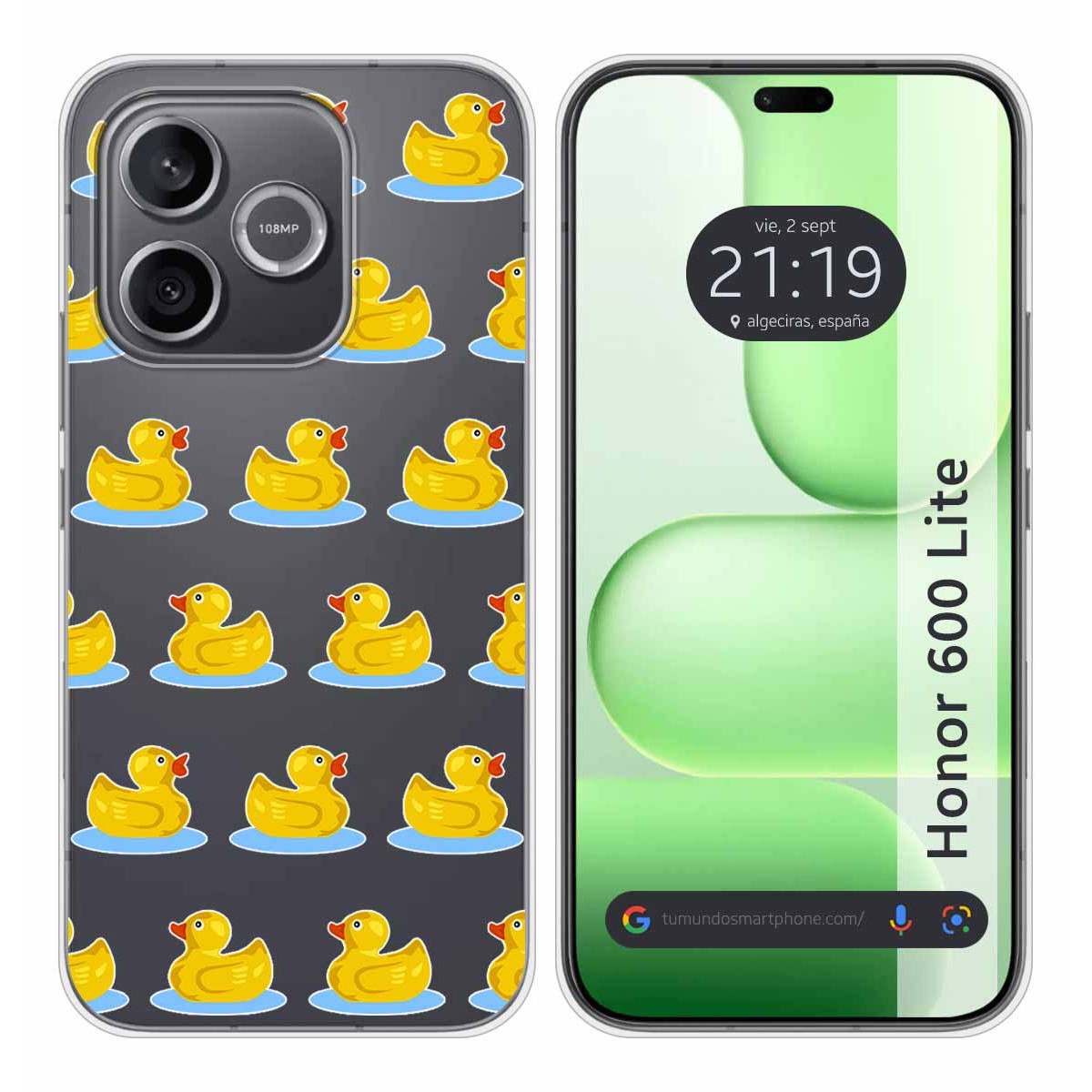 Funda Silicona Transparente para Huawei Honor...