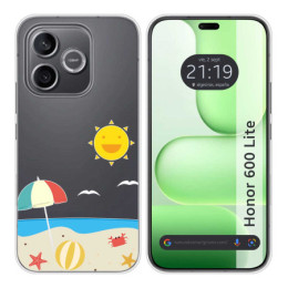Funda Silicona Transparente para Huawei Honor 600 Lite 5G...