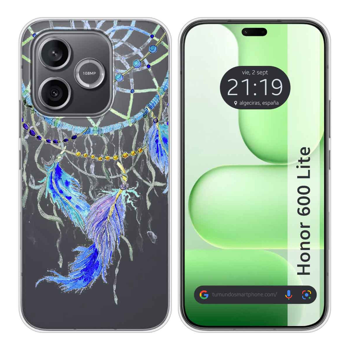 Funda Silicona Transparente para Huawei Honor...