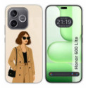 Funda Silicona para Huawei Honor 600 Lite 5G diseño Mujer 01 Dibujos