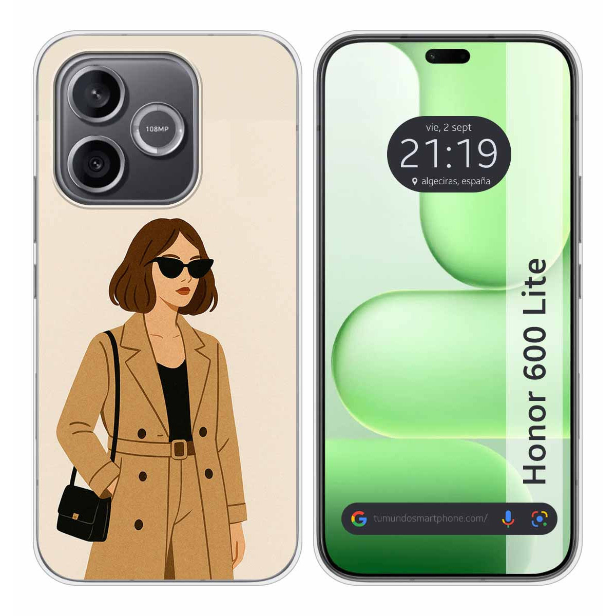 Funda Silicona para Huawei Honor 600 Lite 5G...
