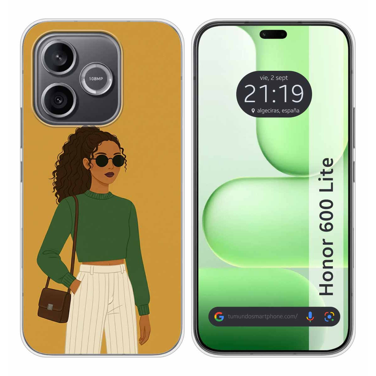 Funda Silicona para Huawei Honor 600 Lite 5G...
