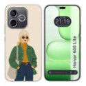Funda Silicona para Huawei Honor 600 Lite 5G diseño Mujer 03 Dibujos
