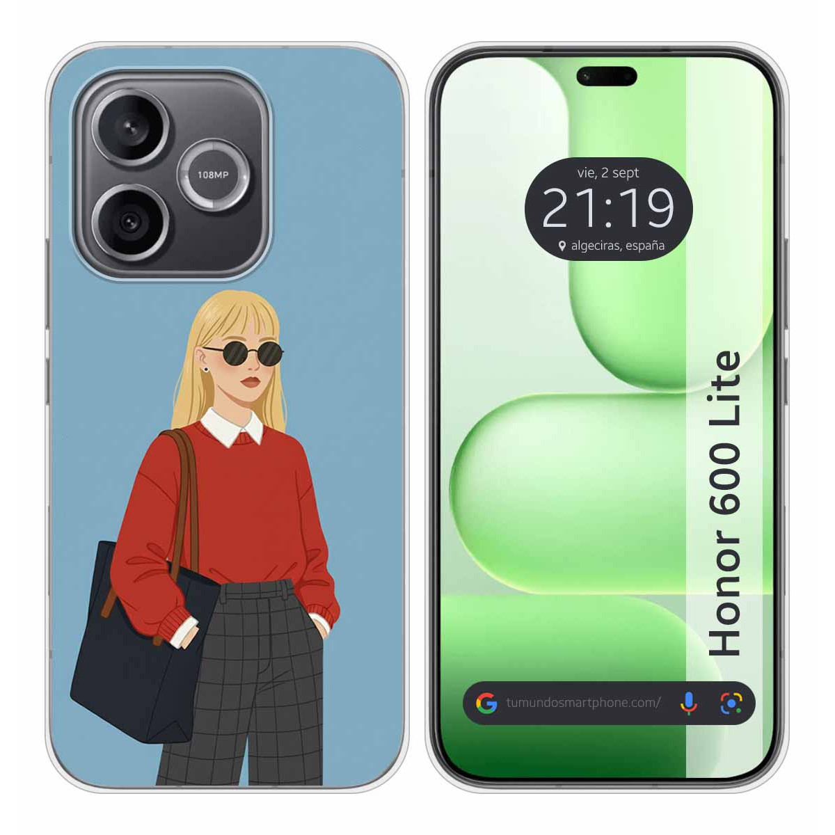 Funda Silicona para Huawei Honor 600 Lite 5G...