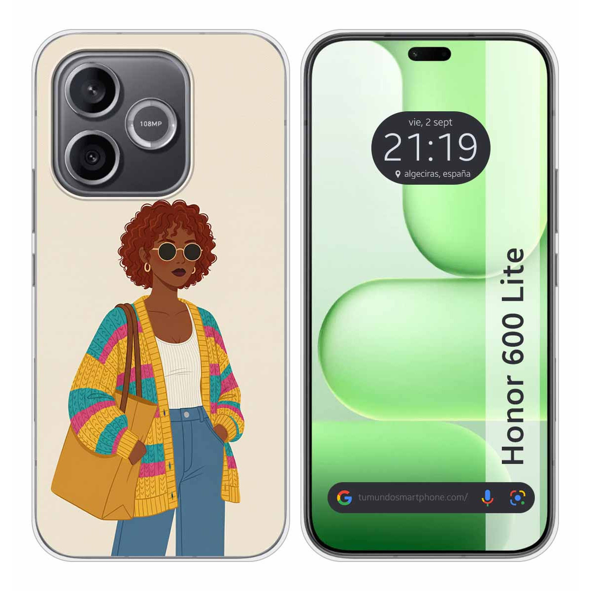 Funda Silicona para Huawei Honor 600 Lite 5G...