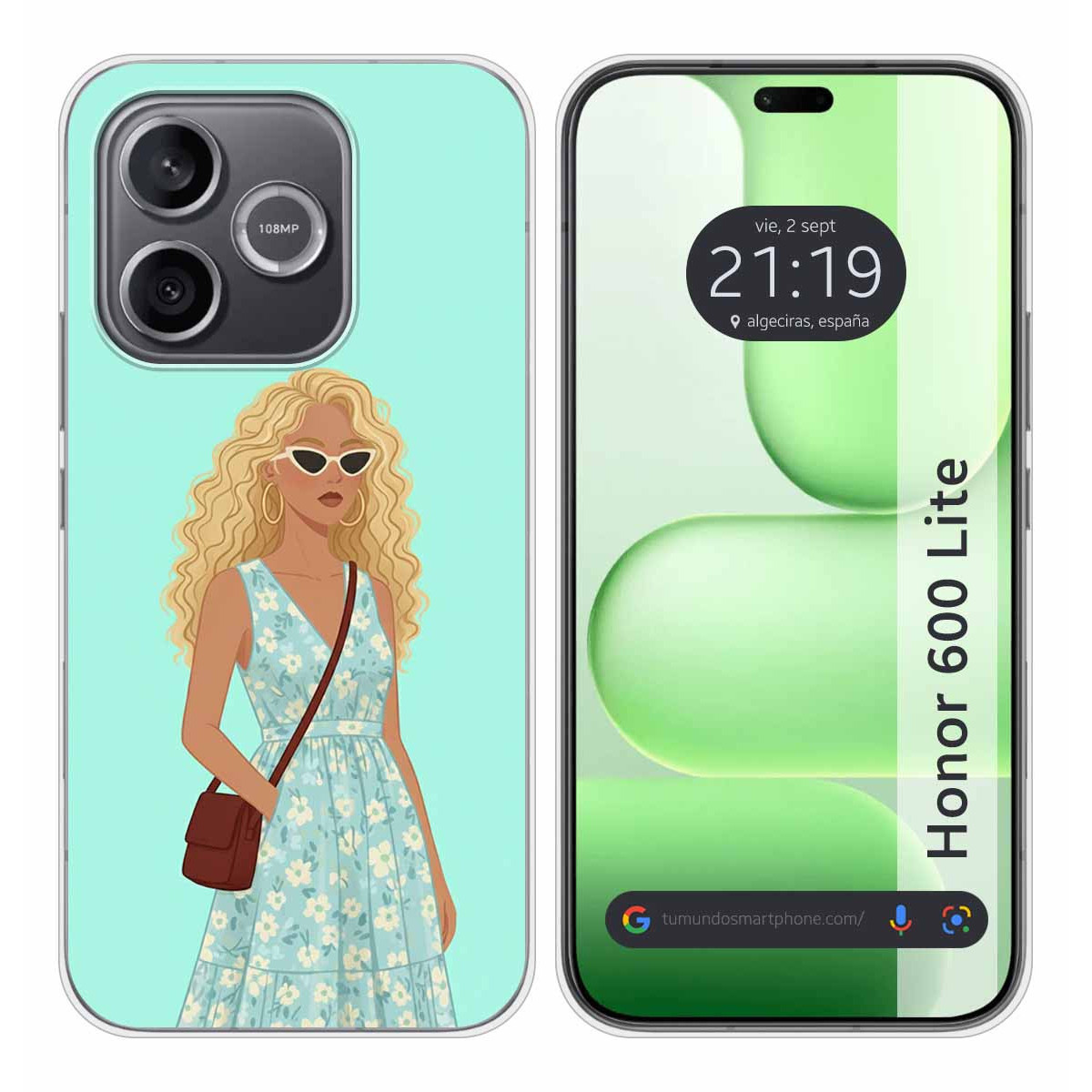 Funda Silicona para Huawei Honor 600 Lite 5G...