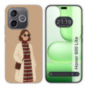 Funda Silicona para Huawei Honor 600 Lite 5G diseño Mujer 09 Dibujos