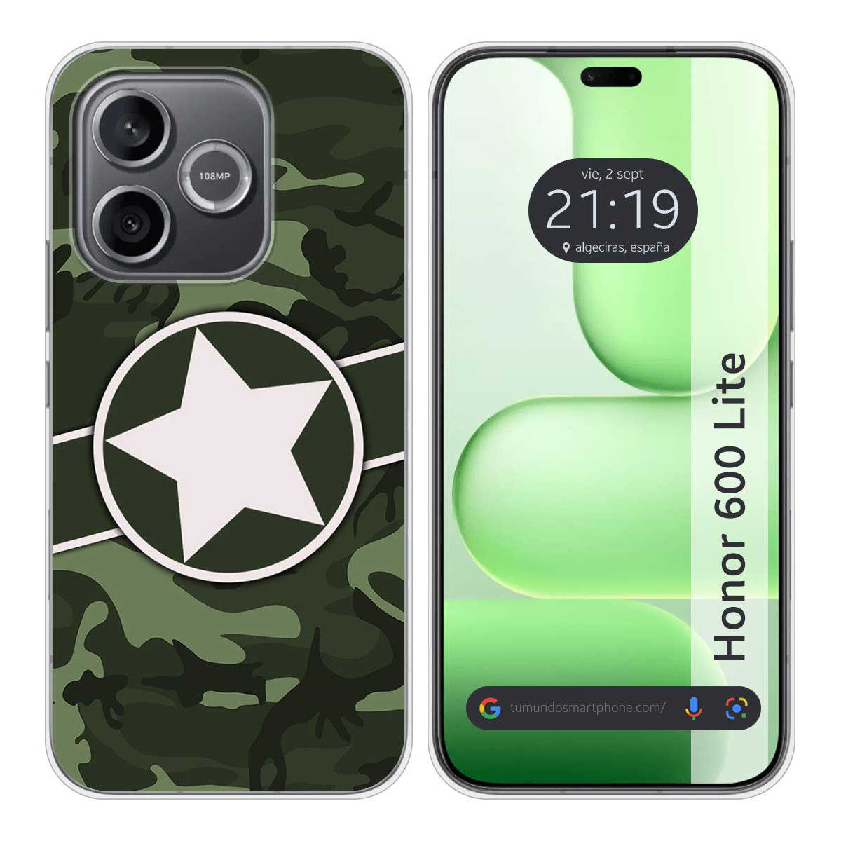 Funda Silicona para Huawei Honor 600 Lite 5G...