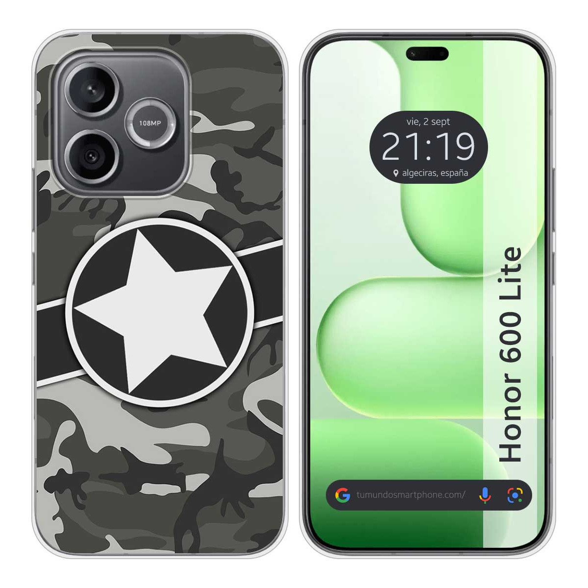 Funda Silicona para Huawei Honor 600 Lite 5G...