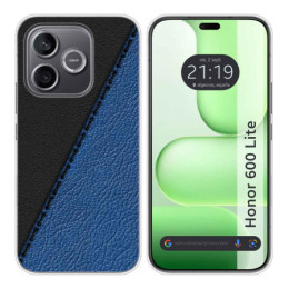 Funda Silicona para Huawei Honor 600 Lite 5G diseño Cuero...