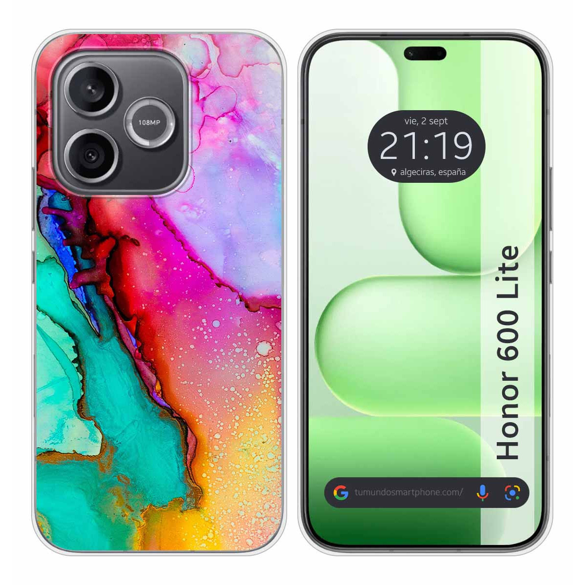 Funda Silicona para Huawei Honor 600 Lite 5G...