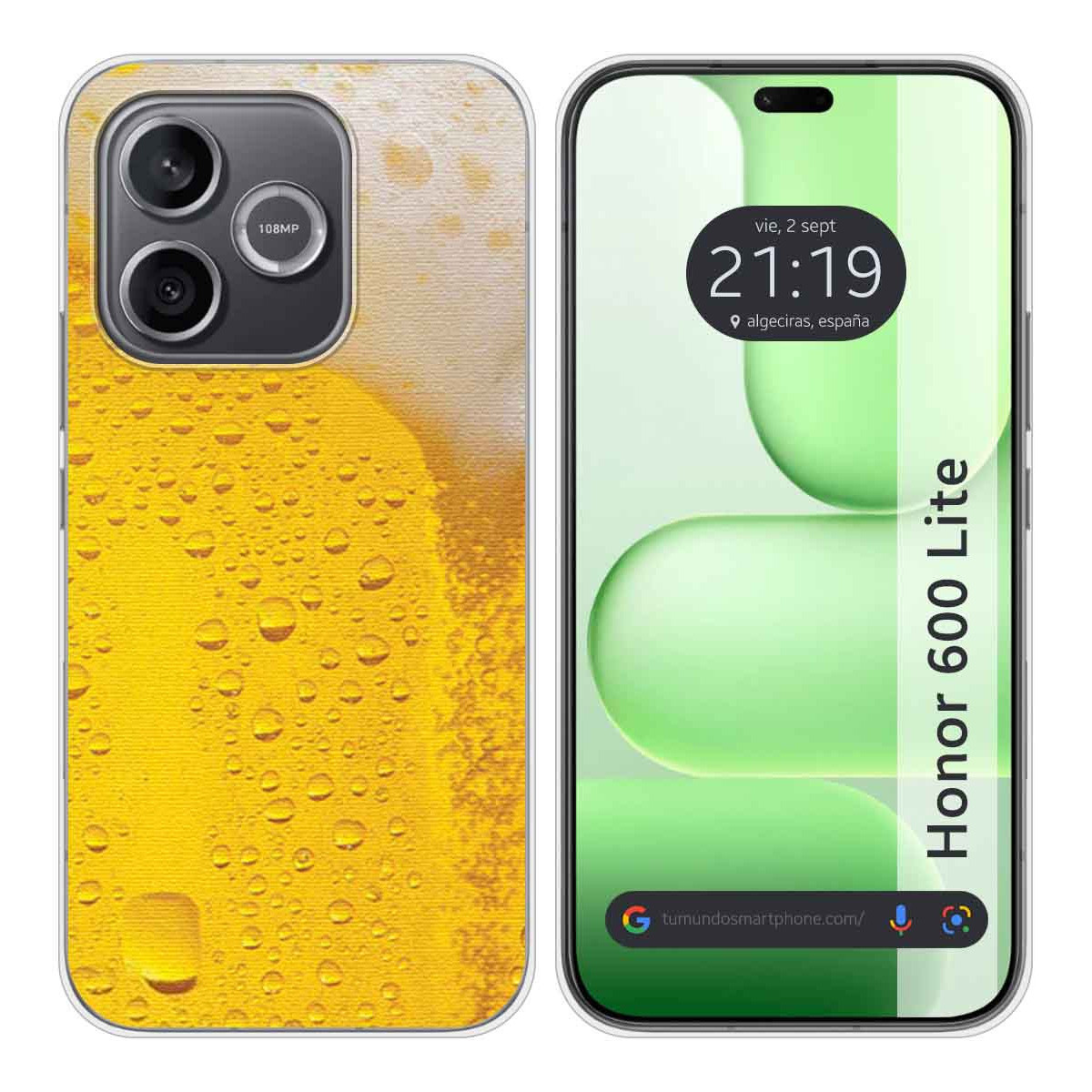 Funda Silicona para Huawei Honor 600 Lite 5G...