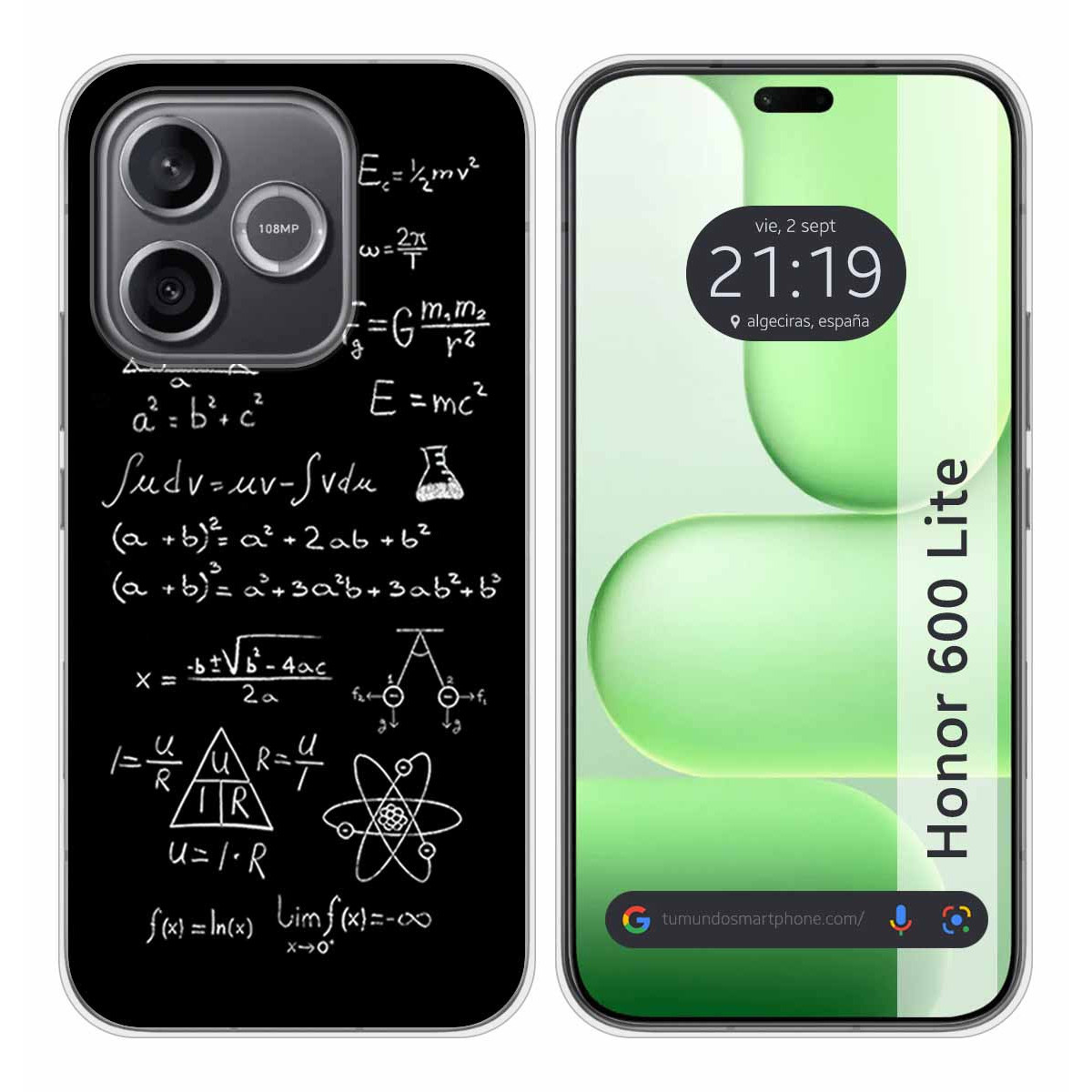 Funda Silicona para Huawei Honor 600 Lite 5G...