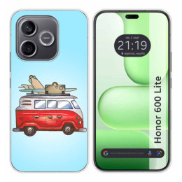 Funda Silicona para Huawei Honor 600 Lite 5G diseño...