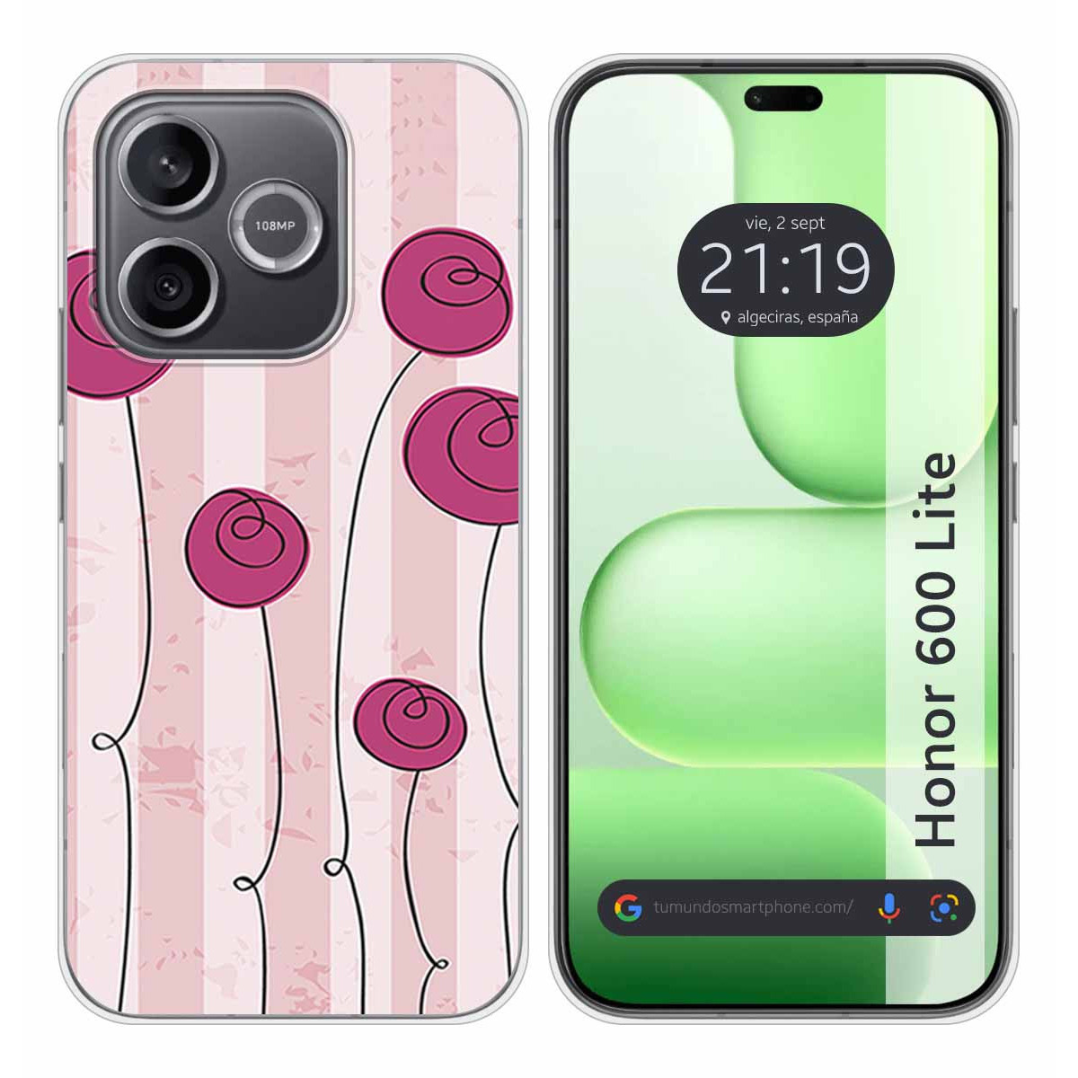 Funda Silicona para Huawei Honor 600 Lite 5G...