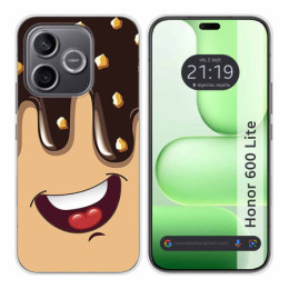 Funda Silicona para Huawei Honor 600 Lite 5G diseño...