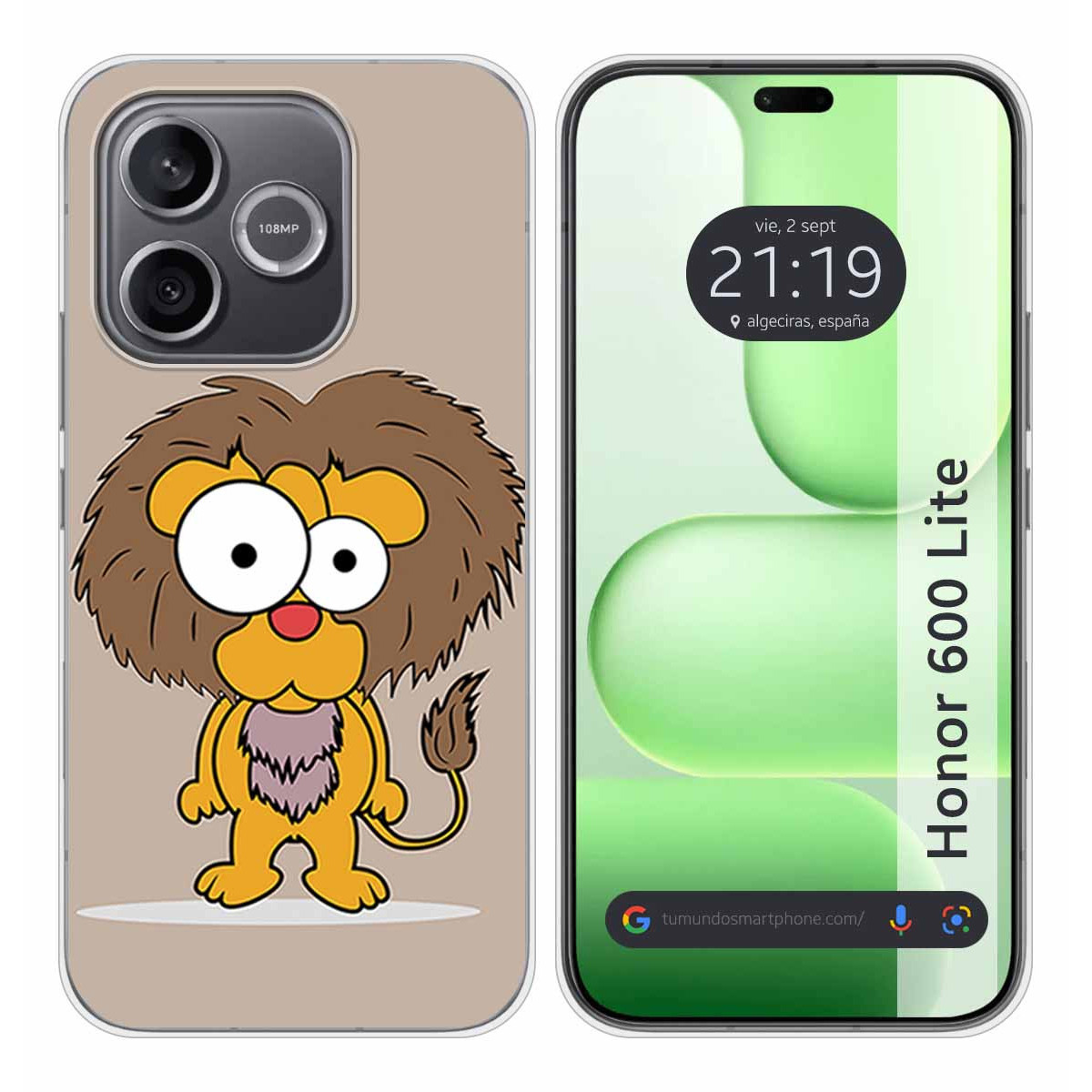 Funda Silicona para Huawei Honor 600 Lite 5G...