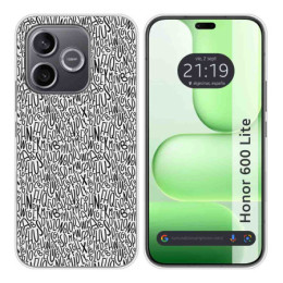 Funda Silicona para Huawei Honor 600 Lite 5G diseño...