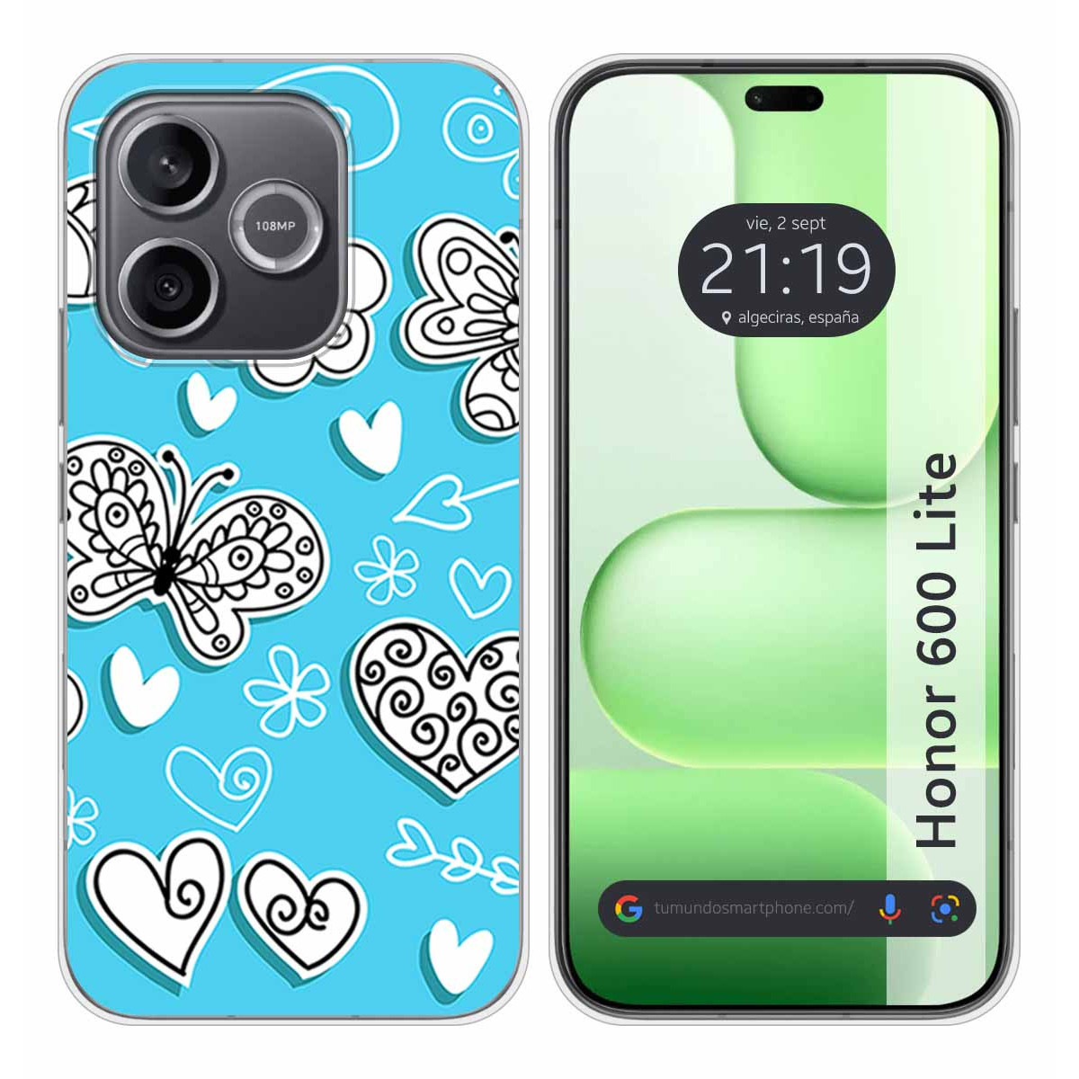Funda Silicona para Huawei Honor 600 Lite 5G...