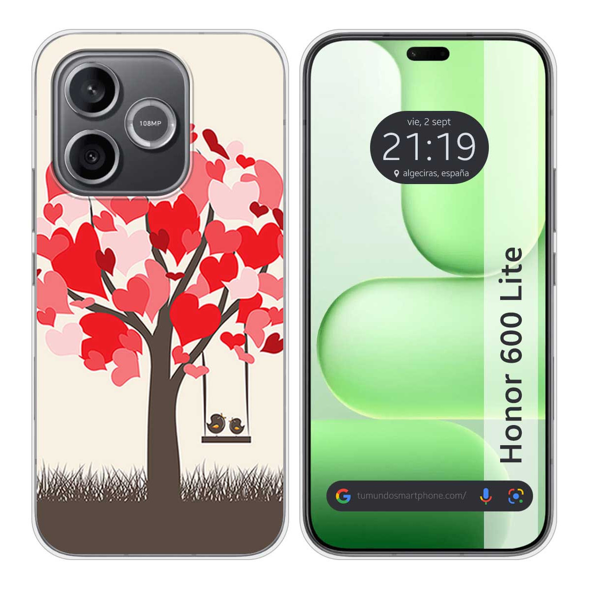 Funda Silicona para Huawei Honor 600 Lite 5G...