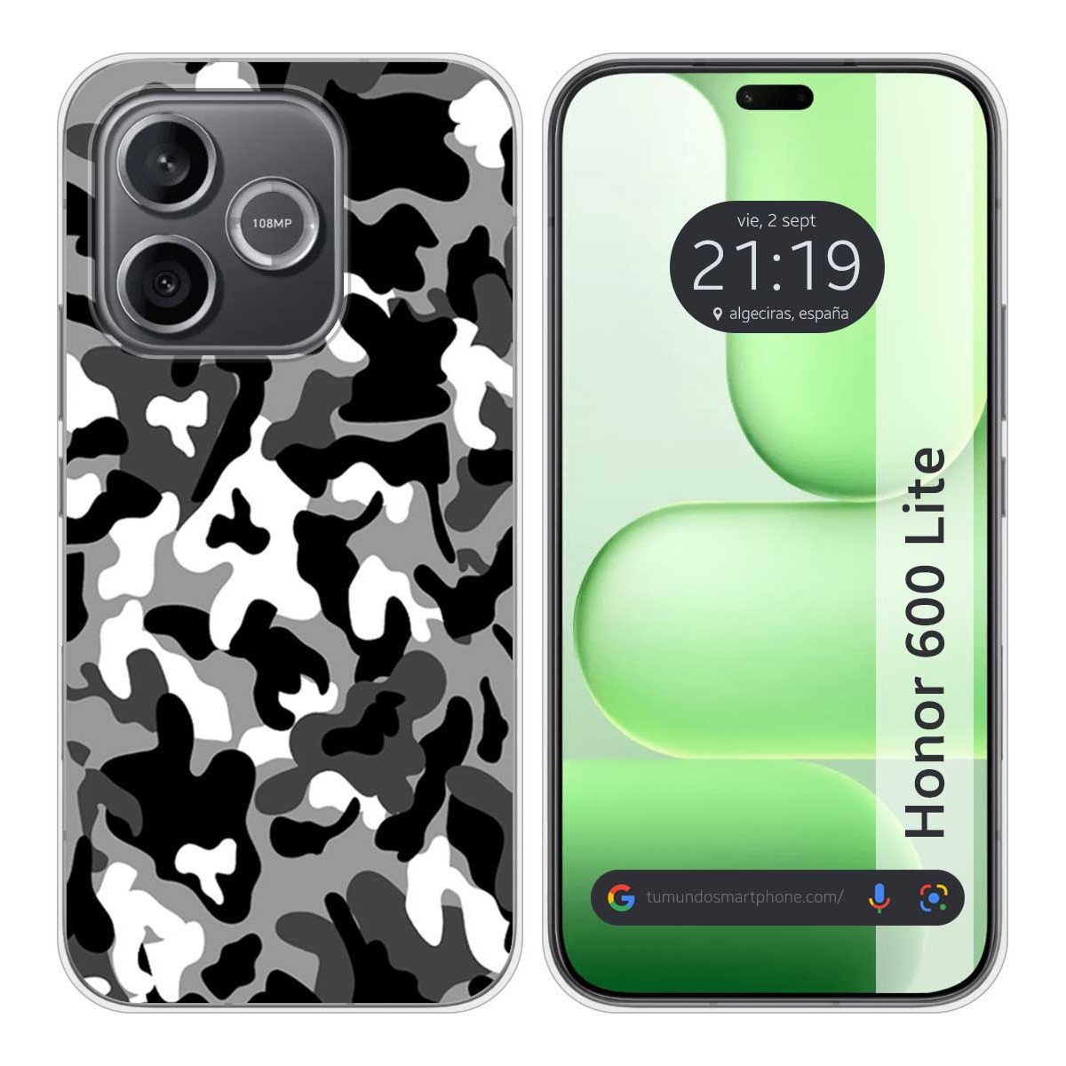 Funda Silicona para Huawei Honor 600 Lite 5G...