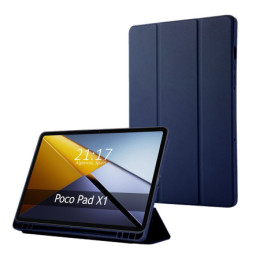 Funda con tapa Smart para Xiaomi Poco Pad X1 color Azul
