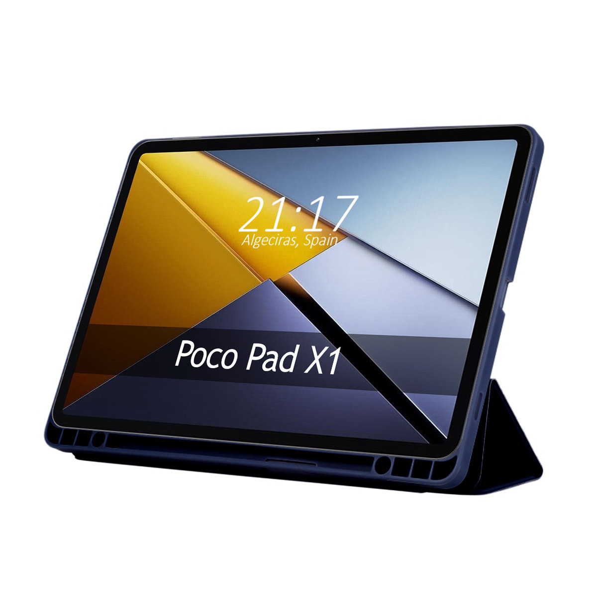Funda con tapa Smart para Xiaomi Poco Pad X1 color Azul