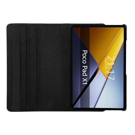 Funda Giratoria 360 para Xiaomi Poco Pad X1 color Negro