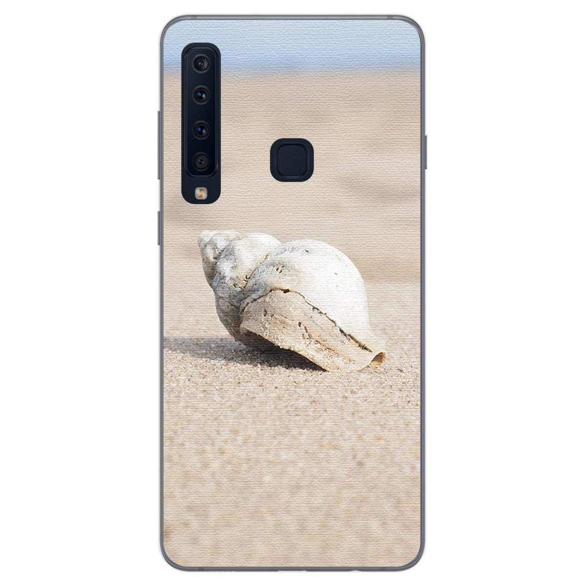 Funda Gel Tpu para Samsung Galaxy A9 (2018) Diseño Concha Dibujos