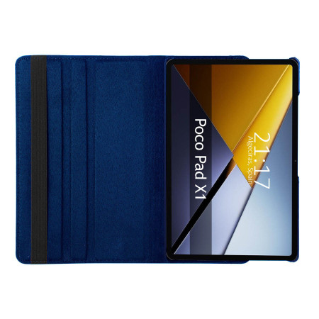 Funda Giratoria 360 para Xiaomi Poco Pad X1 color Azul