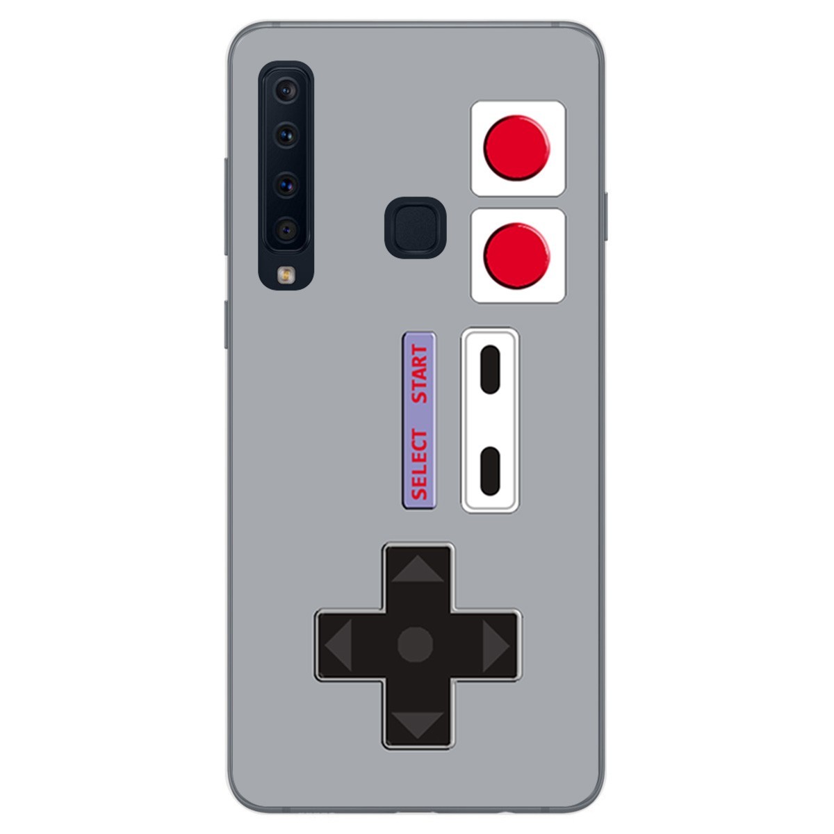 Funda Gel Tpu para Samsung Galaxy A9 (2018) Diseño Consola Dibujos