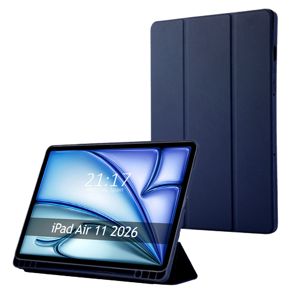 Funda con tapa Smart para Apple iPad Air 2026 11 (M4) color Azul