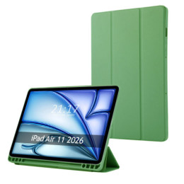 Funda con tapa Smart para Apple iPad Air 2026 11 (M4) color Verde