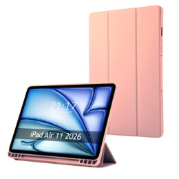 Funda con tapa Smart para Apple iPad Air 2026 11 (M4) color Rosa