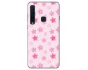 Funda Gel Tpu para Samsung Galaxy A9 (2018) Diseño Flores Dibujos