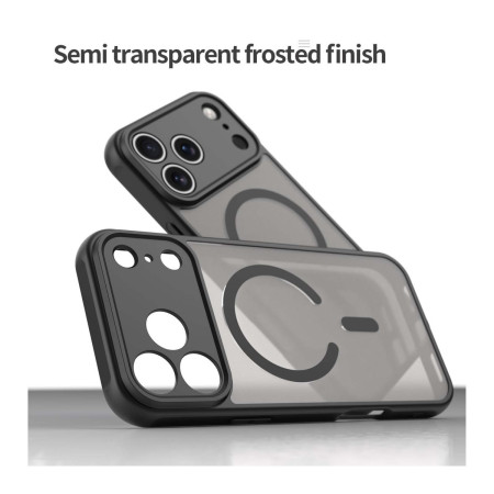 Funda magnética para Iphone 17 Pro Max (6.9) con borde Negro y protección de camara