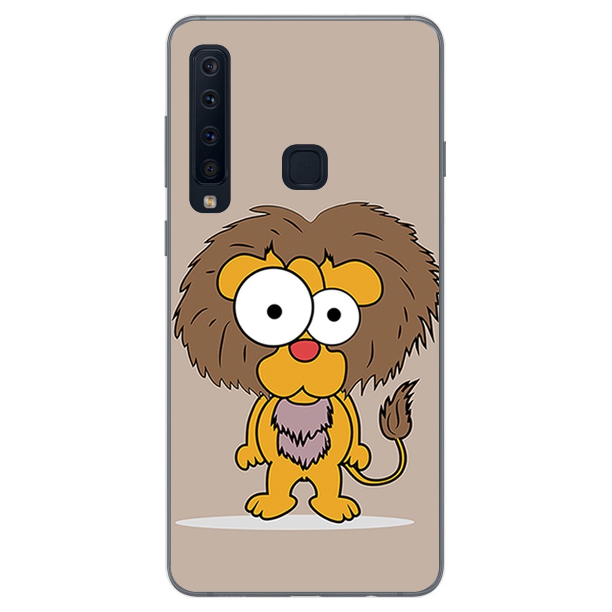 Funda Gel Tpu para Samsung Galaxy A9 (2018) Diseño Leon Dibujos