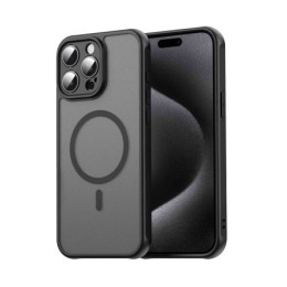 Funda magnética para Iphone 15 Pro (6.1) con borde Negro y protección de camara