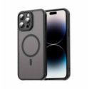 Funda magnética para iPhone 14 Pro Max (6.7) con borde Negro y protección de camara